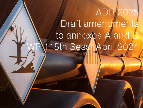 ADR 2025 Draft amendments to annexes A and B | WP 1145th Sess. April 2024